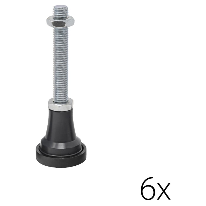 Breuer Wannenfüße, 6 Stück