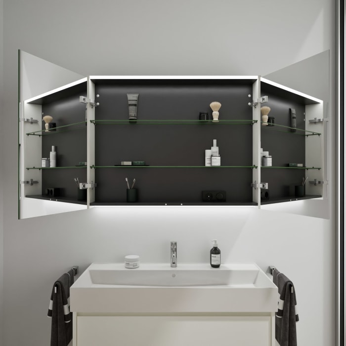 burgbad Devio Spiegelschrank 100 x 76,5 cm