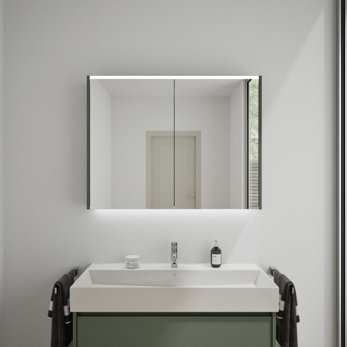 burgbad Devio Spiegelschrank 100 x 76,5 cm
