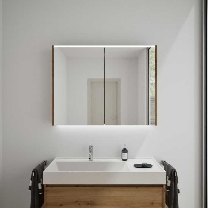 burgbad Devio Spiegelschrank 100 x 76,5 cm