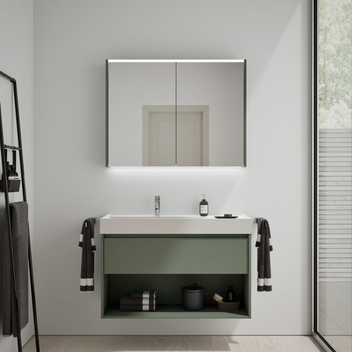 burgbad Devio Spiegelschrank 100 x 76,5 cm