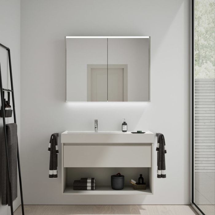 burgbad Devio Spiegelschrank 100 x 76,5 cm