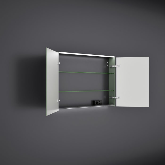 burgbad Devio Spiegelschrank 100 x 76,5 cm