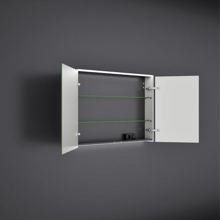burgbad Devio Spiegelschrank 100 x 76,5 cm