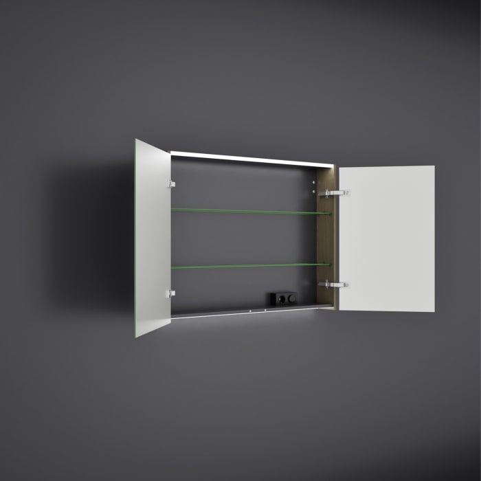 burgbad Devio Spiegelschrank 100 x 76,5 cm