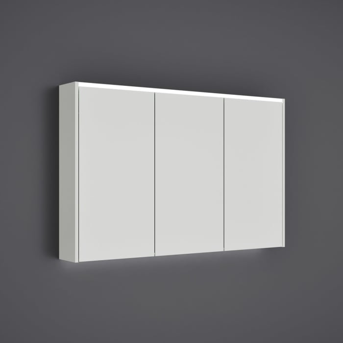 burgbad Devio Spiegelschrank 120 x 76,5 cm, Doppeltür links