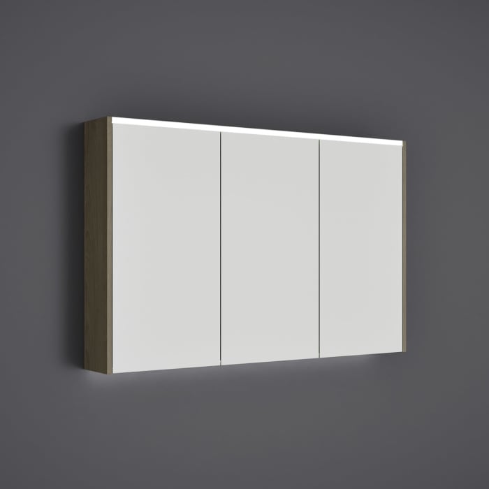 burgbad Devio Spiegelschrank 120 x 76,5 cm, Doppeltür links