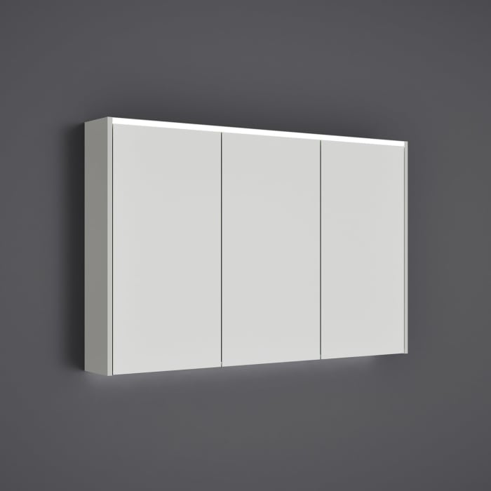 burgbad Devio Spiegelschrank 120 x 76,5 cm, Doppeltür rechts