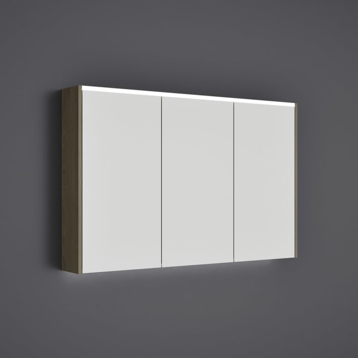 burgbad Devio Spiegelschrank 120 x 76,5 cm, Doppeltür rechts