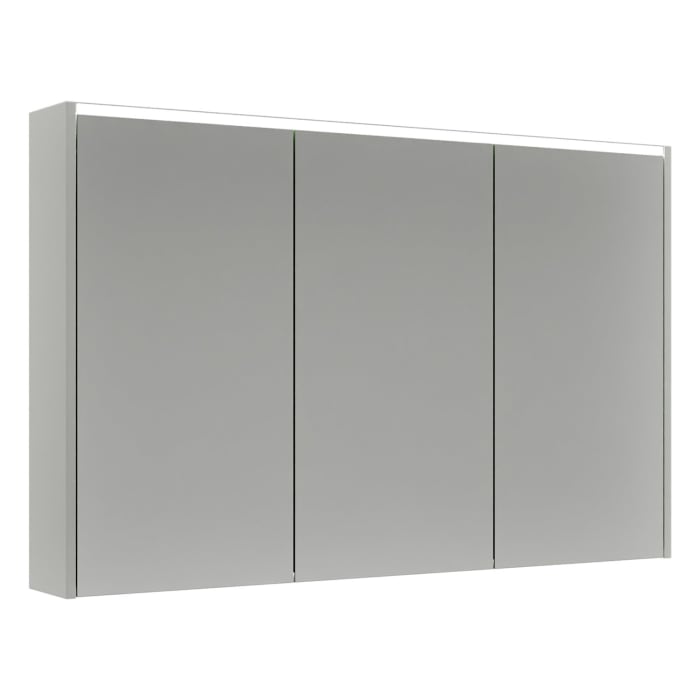 burgbad Devio Spiegelschrank 120 x 76,5 cm, Doppeltür links