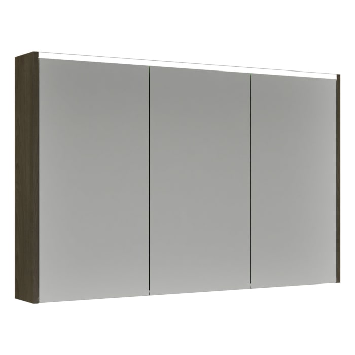 burgbad Devio Spiegelschrank 120 x 76,5 cm, Doppeltür links