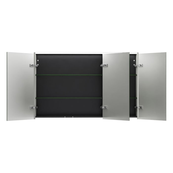 burgbad Devio Spiegelschrank 120 x 76,5 cm, Doppeltür links