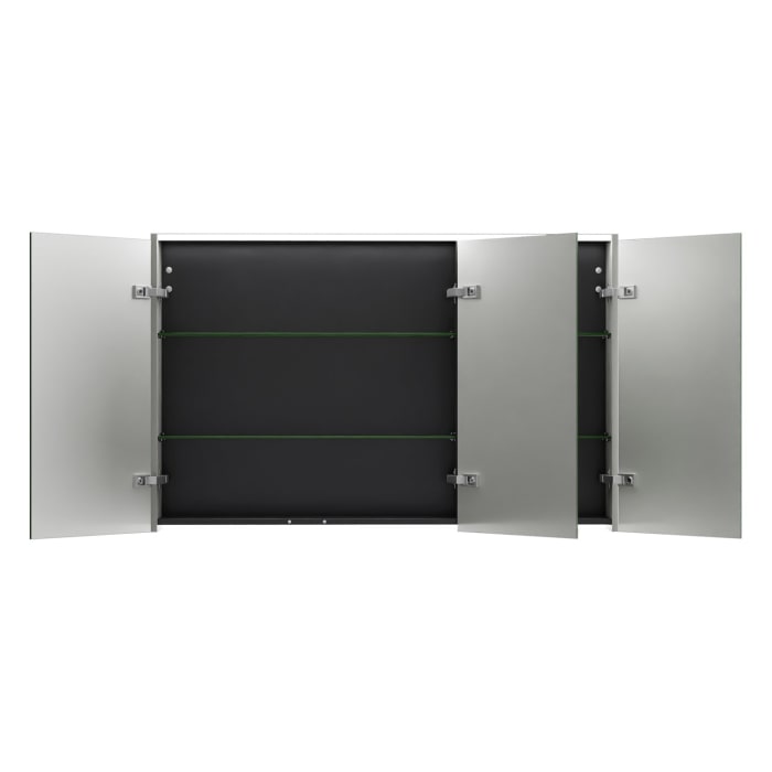 burgbad Devio Spiegelschrank 120 x 76,5 cm, Doppeltür links