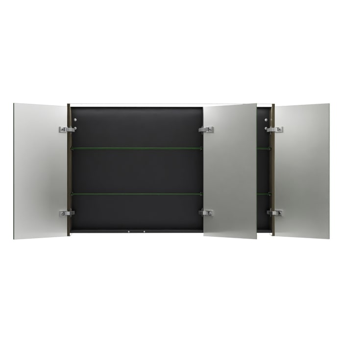 burgbad Devio Spiegelschrank 120 x 76,5 cm, Doppeltür links