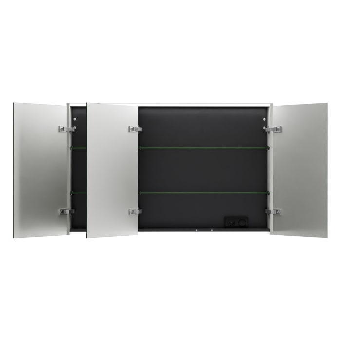 burgbad Devio Spiegelschrank 120 x 76,5 cm, Doppeltür rechts