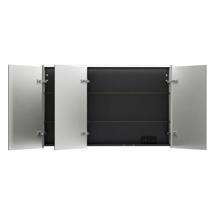 burgbad Devio Spiegelschrank 120 x 76,5 cm, Doppeltür rechts