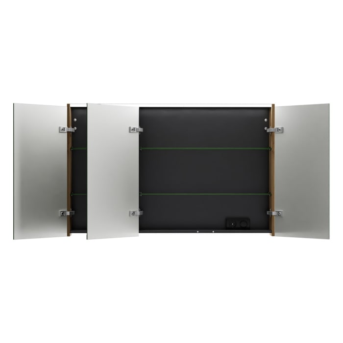 burgbad Devio Spiegelschrank 120 x 76,5 cm, Doppeltür rechts