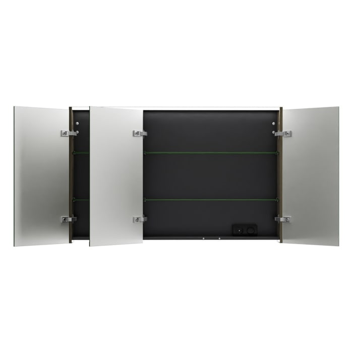burgbad Devio Spiegelschrank 120 x 76,5 cm, Doppeltür rechts
