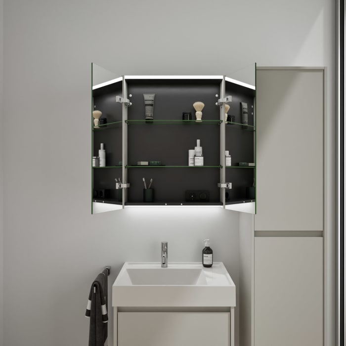 burgbad Devio Spiegelschrank 60 x 76,5 cm