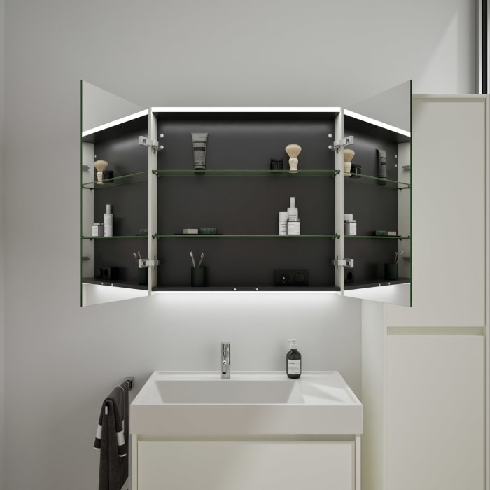 burgbad Devio Spiegelschrank 80 x 76,5 cm