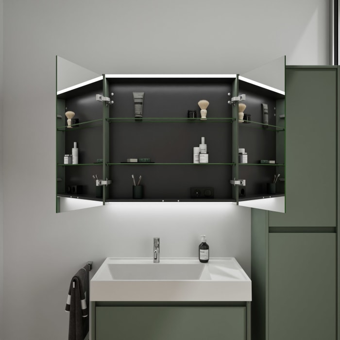 burgbad Devio Spiegelschrank 80 x 76,5 cm