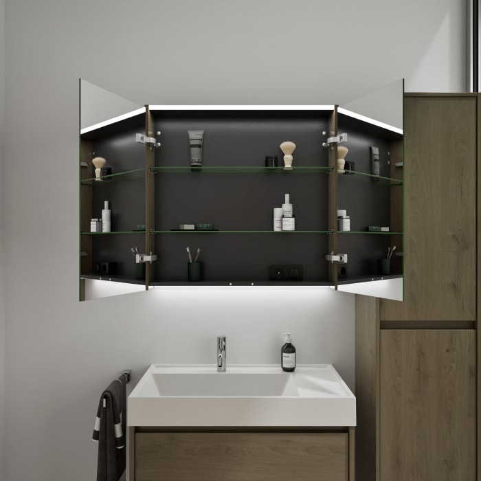 burgbad Devio Spiegelschrank 80 x 76,5 cm