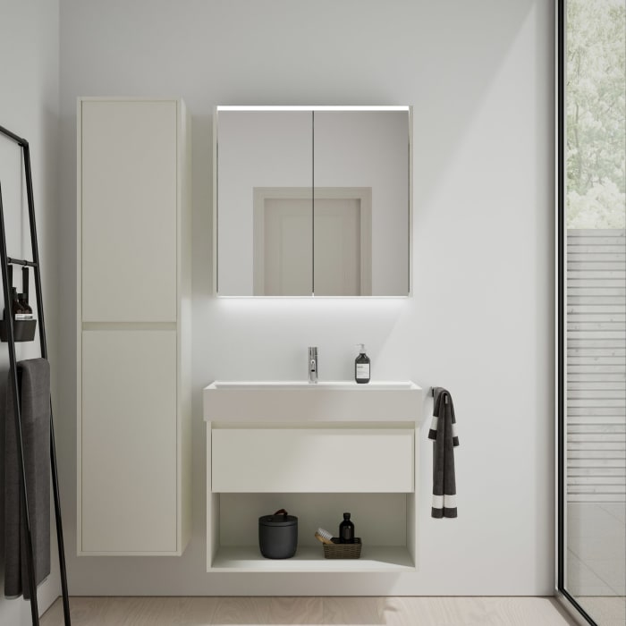 burgbad Devio Spiegelschrank 80 x 76,5 cm