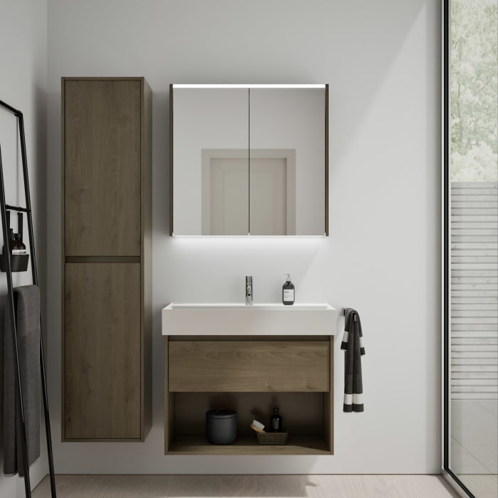 burgbad Devio Spiegelschrank 80 x 76,5 cm