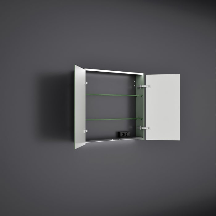 burgbad Devio Spiegelschrank 80 x 76,5 cm