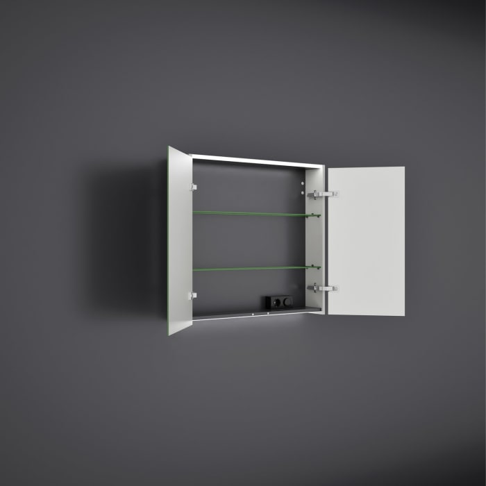 burgbad Devio Spiegelschrank 80 x 76,5 cm