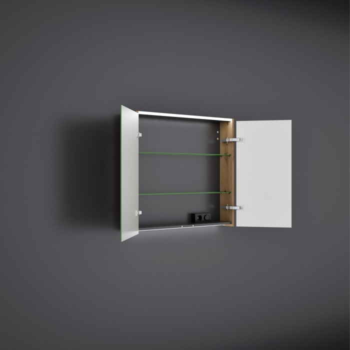 burgbad Devio Spiegelschrank 80 x 76,5 cm