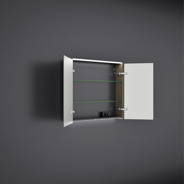 burgbad Devio Spiegelschrank 80 x 76,5 cm