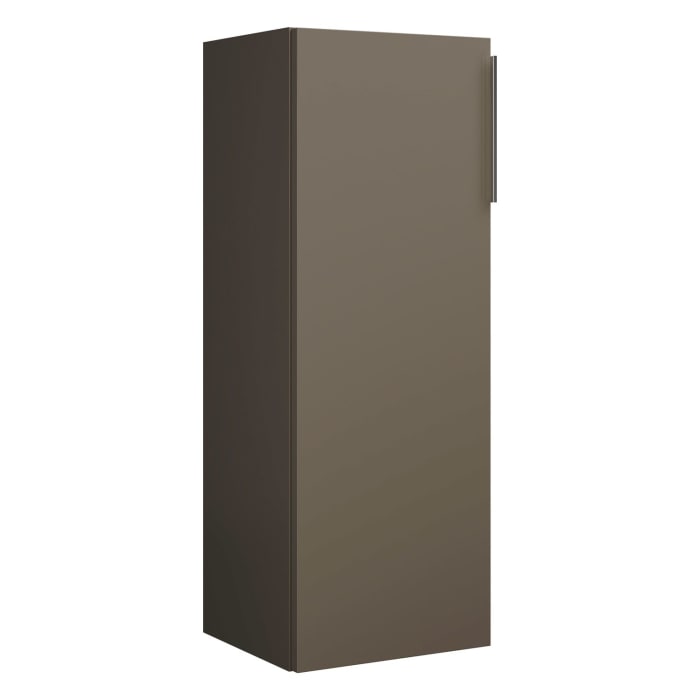 burgbad Eqio Halbhoher Schrank 35 x 32 x 96 cm Links, mit Griffleiste G0251