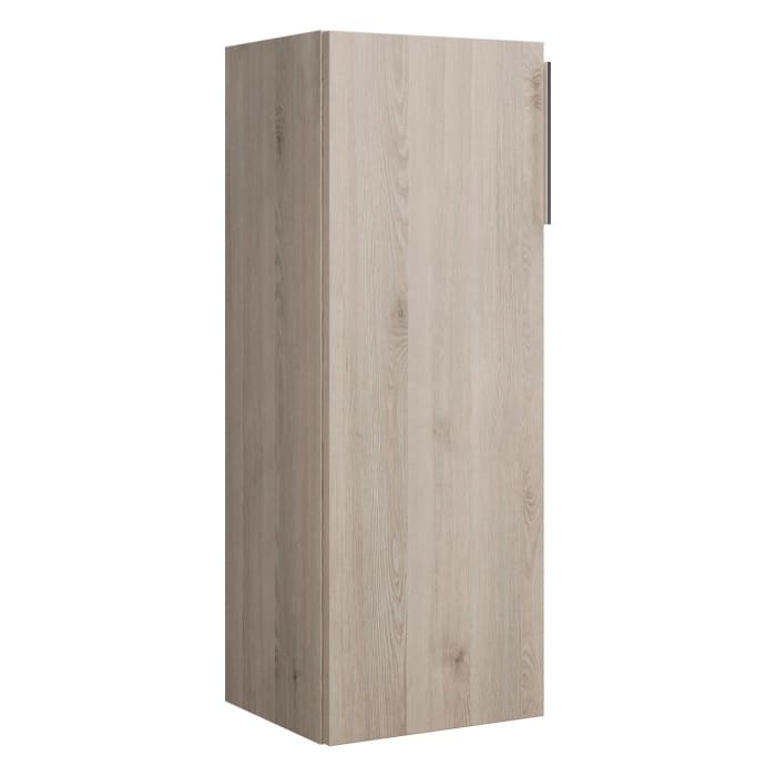 burgbad Eqio Halbhoher Schrank 35 x 32 x 96 cm Links, mit Griffleiste G0251