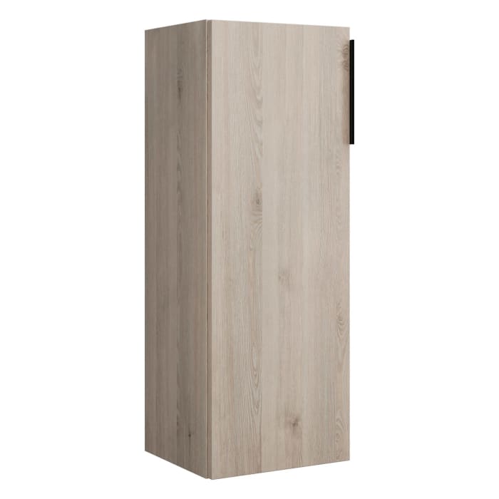 burgbad Eqio Halbhoher Schrank 35 x 32 x 96 cm Links, mit Griffleiste G0252