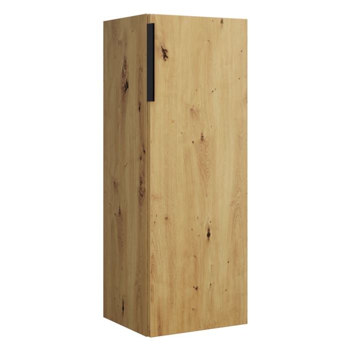burgbad Eqio Halbhoher Schrank 35 x 32 x 96 cm Rechts, mit Griffleiste G0252