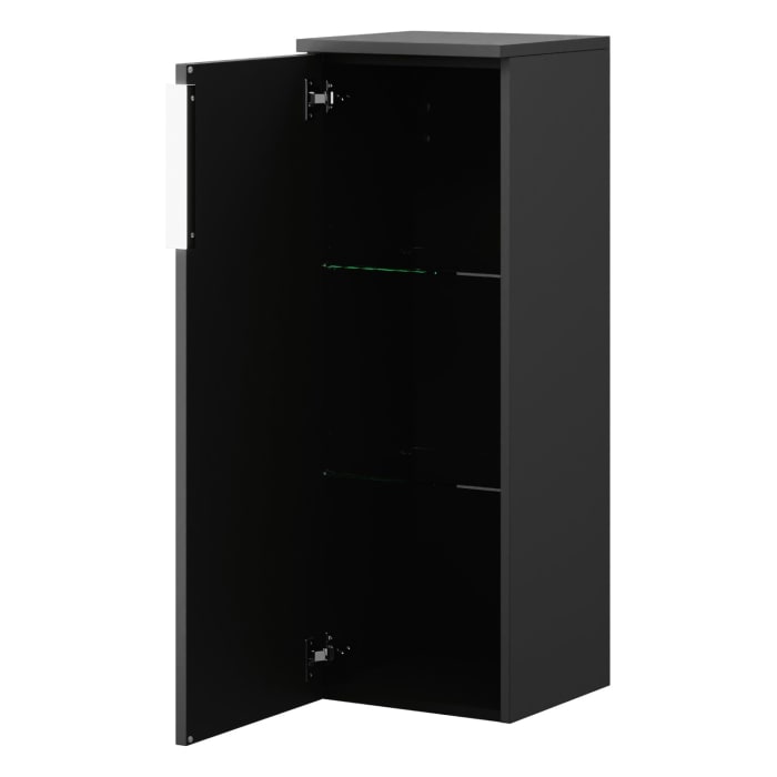 burgbad Eqio Halbhoher Schrank 35 x 32 x 96 cm Links, mit Griffleiste G0251