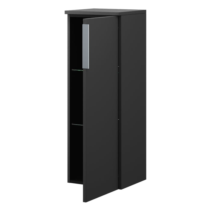 burgbad Eqio Halbhoher Schrank 35 x 32 x 96 cm Rechts, mit Griffleiste G0251