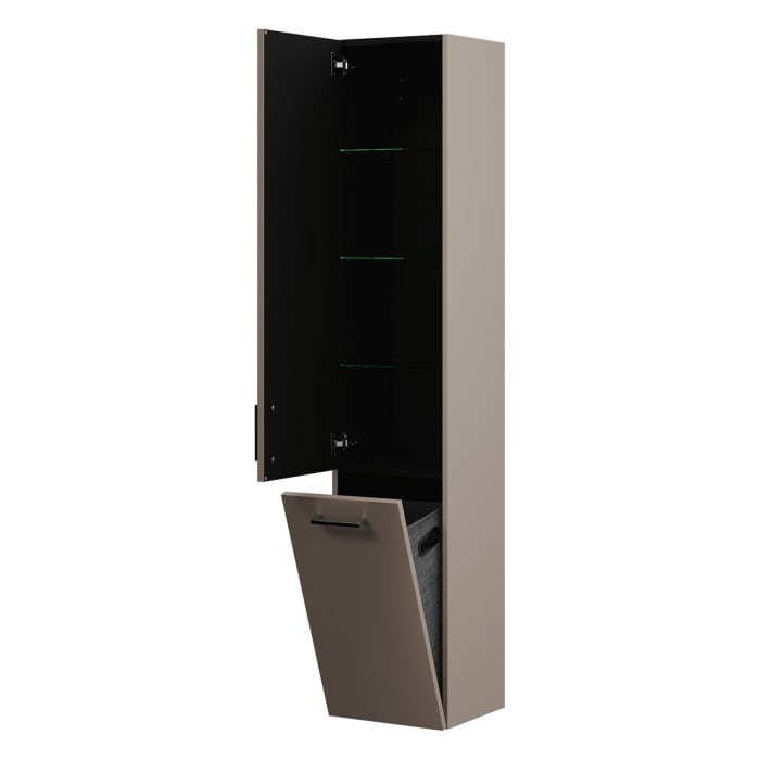 burgbad Eqio Hochschrank 35 x 32 x 176 cm Links, mit Stangengriff P95