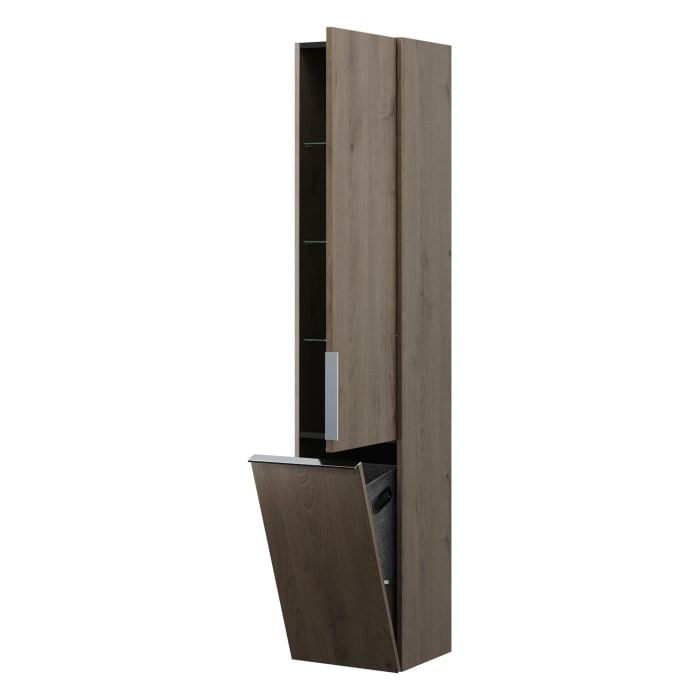 burgbad Eqio Hochschrank 35 x 32 x 176 cm Rechts, mit Griffleiste G0251