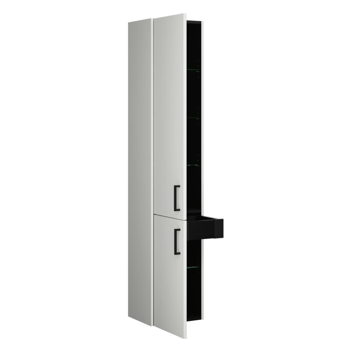 burgbad Eqio Hochschrank 35 x 32 x 176 cm Links, mit Stangengriff G0234