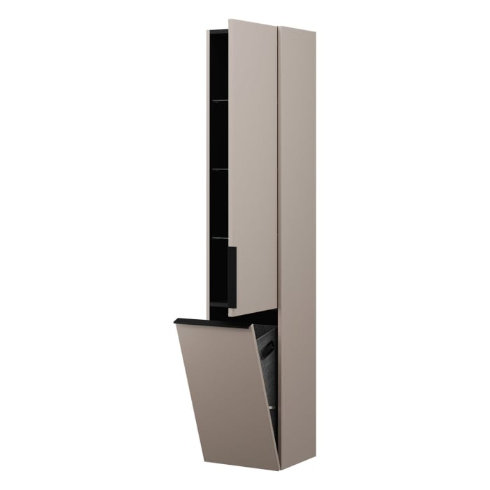 burgbad Eqio Hochschrank 35 x 32 x 176 cm Rechts, mit Griffleiste G0252