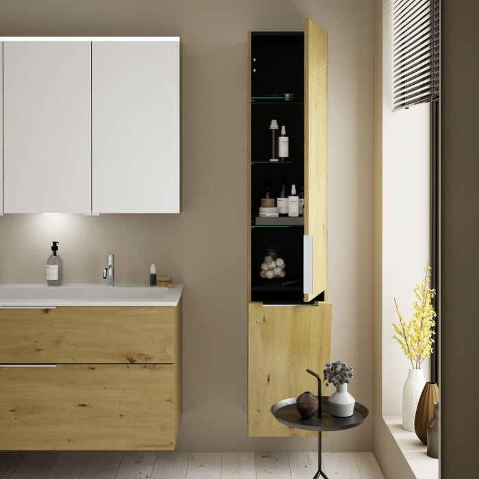 burgbad Eqio Hochschrank 35 x 32 x 176 cm Rechts, mit Griff G0146