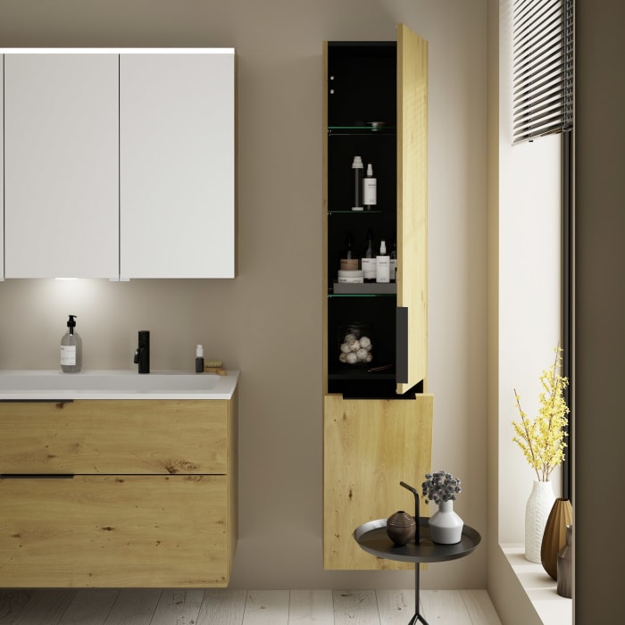 burgbad Eqio Hochschrank 35 x 32 x 176 cm Rechts, mit Griff G0200