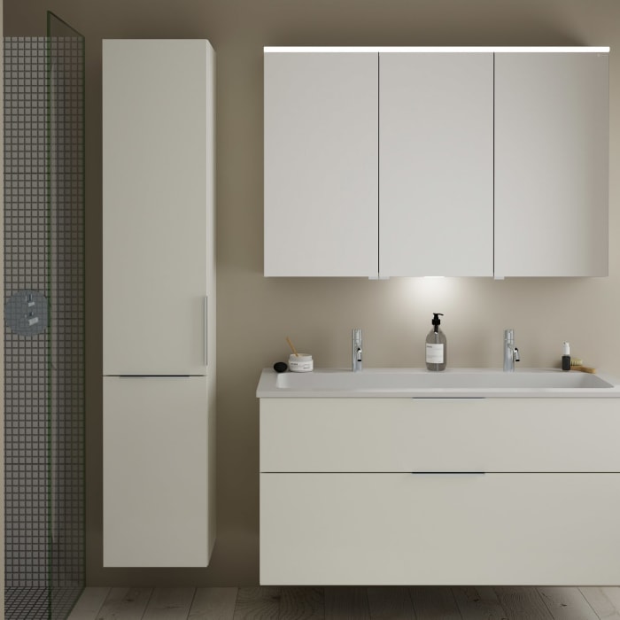 burgbad Eqio Hochschrank 35 x 32 x 176 cm Links, mit Griff G0146