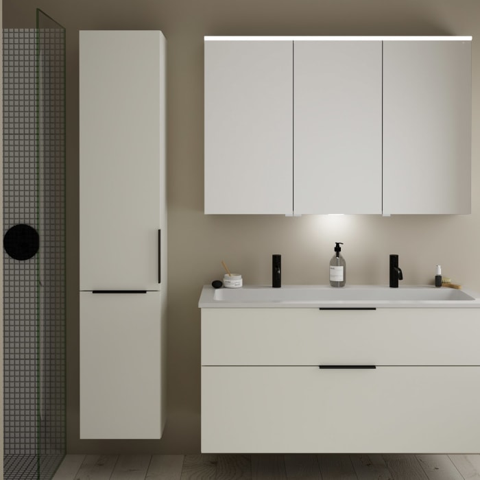 burgbad Eqio Hochschrank 35 x 32 x 176 cm Links, mit Griff G0200