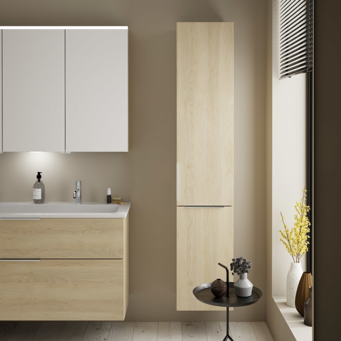 burgbad Eqio Hochschrank 35 x 32 x 176 cm Rechts, mit Griff G0146