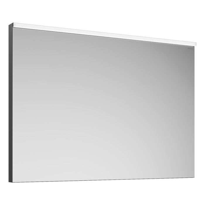 burgbad Eqio Leuchtspiegel mit LED Aufsatzleuchte 90 cm