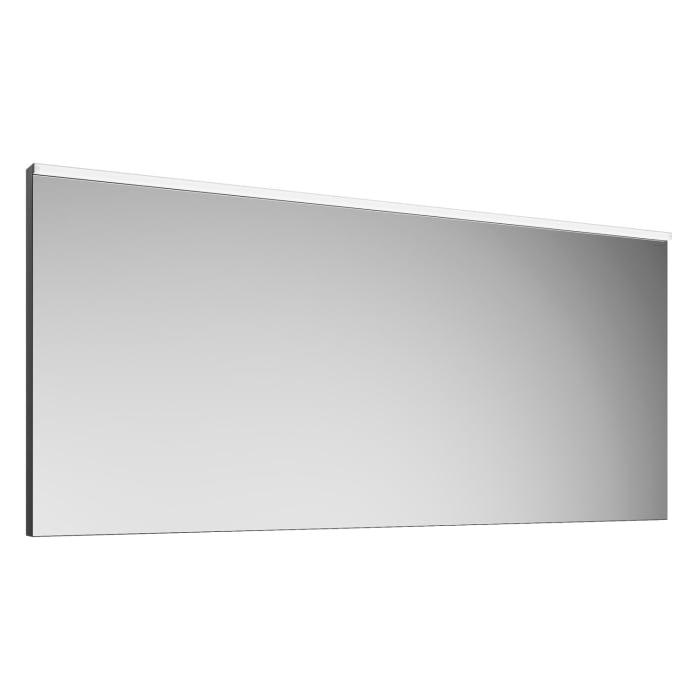 burgbad Eqio Leuchtspiegel mit LED Aufsatzleuchte 140 cm