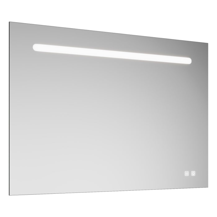 burgbad Eqio Leuchtspiegel mit LED-Beleuchtung horizontal 100 cm